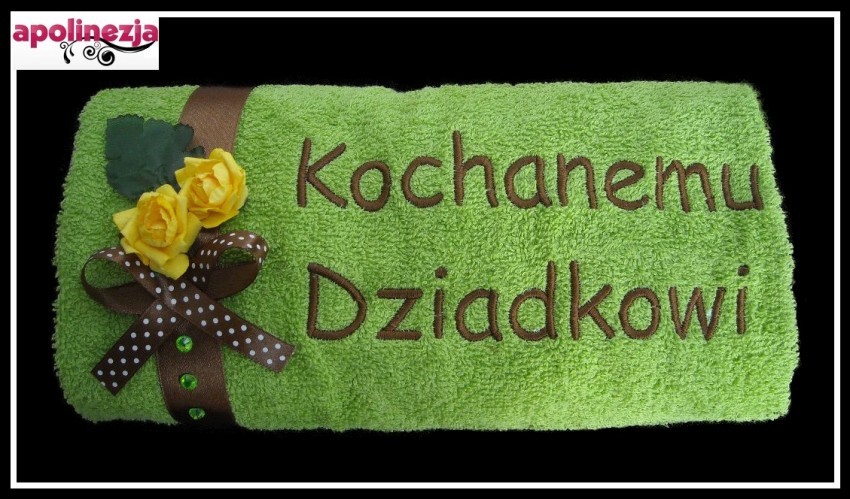 Ręcznik z Haftem „Kochanemu Dziadkowi”